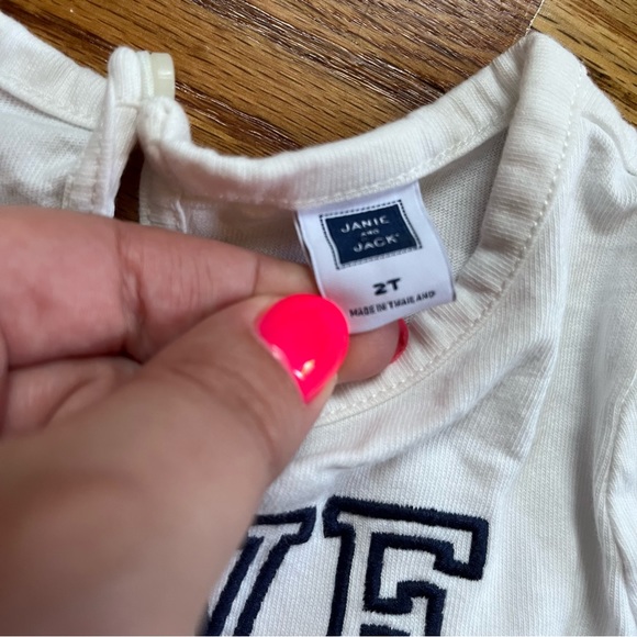 Janie and Jack love shirt size 2T - Picture 2 of 3